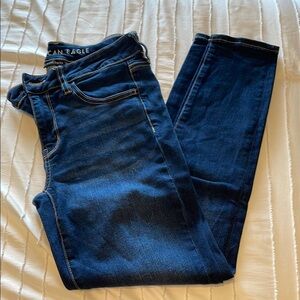 American Eagle Outfitters Blue Skinny Jeans Classic Style